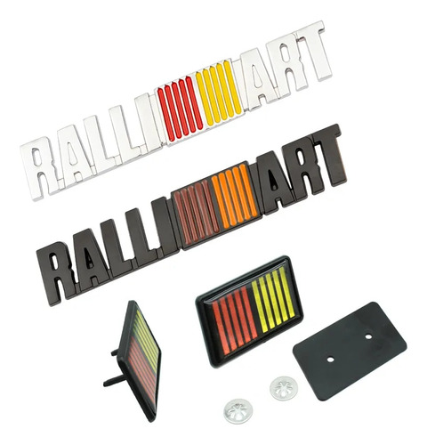 Foto de 3d Metal Ralli Art Ralliart Logo Para Mitsubishi Lancer 9 10