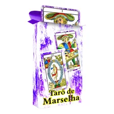 Tarot Tarô De Marselha Original 22 Arcano Maiores C/ Manual 