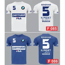 Camisa Corrida Fórmula 1 F1 Retrô E Atuais Vários Modelos 