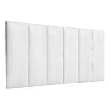 Cabeceira Madri Para Cama Box 1,40 Cor Branco