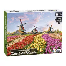 Puzzle Rompecabezas Tulipas Da Holanda 1000 Piezas En Caja