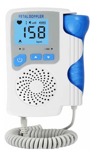 Sonar Fetal Doppler Fetal Batimentos Do Bebe Azul