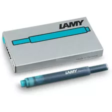 Cartuchos Lamy, Canetas Lamy, Turquesa, Cor De Tinta Ciano