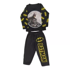 Lote 8 Pijama Infantil Homem Meninos Comprido Super Heróis 