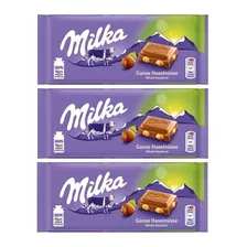 Kit 03 Chocolate Milka Whole Hazelnuts Avelãs Inteiras 100g