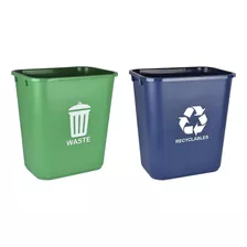 Acrimet Papelera Para Reciclaje Y Residuos 27qt Plastico 