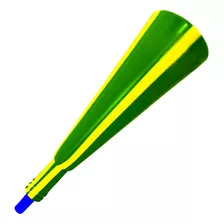 Vuvuzela Brasil Torcedor Trombone Verde E Amarelo