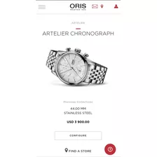 Reloj Oris Artelier Chrono