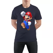 Camisa-camiseta Super Mario Bros Jogo Infantil E Adulto