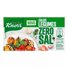 Kit 5 Caldo Knorr Zero Sal Legumes Caixa C/6 48g