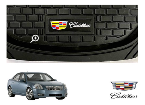 Tapetes 3d Logo Cadillac + Cubre Volante Bls 2007 2008 Foto 7