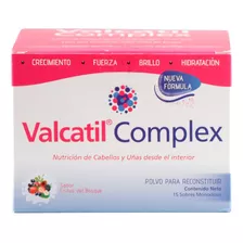 Valcatil Complex Nutrición Cabellos Uñas Polvo 15 Sobres