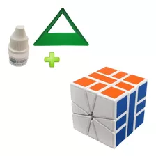 Cubo Rubik Square 1 Original + Base Moyu + Lubricante