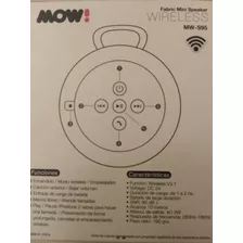 Parlante Mow Mw-s95 C/bluetooth Nuevo - Recargable 