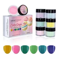 Coleccion Polvo Acrilico Legacy Nails Cake Pops X6