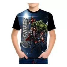 Camisa Camisetas Vingadores Avengers Personagem 