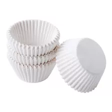 Capacillos Blancos N°5 Para Cupcakes 100 Pzas,