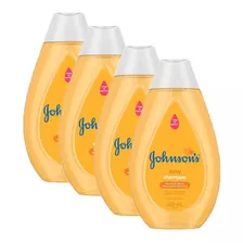 Kit 4 Shampoos Johnson's Baby Regular 400ml