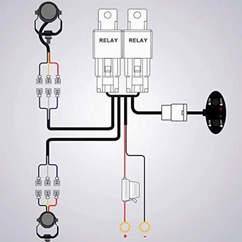 Par Luces Led Auxiliares Faros De Lupa Para Auto Moto 60w Foto 8