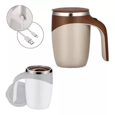 Caneca Copo Mixer Inox Misturador Automático Recarregável