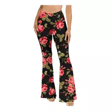 Leggings Femininas K Boho Hippie, Cintura Alta, Perna Larga,