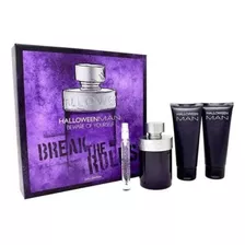 Halloween Man 4pc Edt 125ml+10ml+100ml+100ml Silk Perfumes