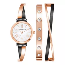 Reloj Anne Klein Con Brazalete De Cristal