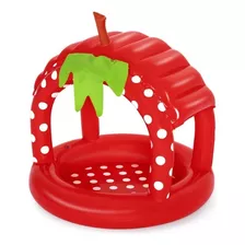 Pileta Inflable Con Techo Con Protección Uv+50 Bestway 52387 Color Rojo