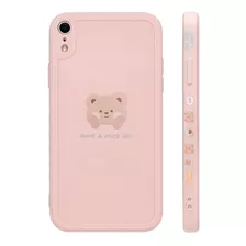 Compatible Con Xr Case Cute Painted Design Brown Bear...