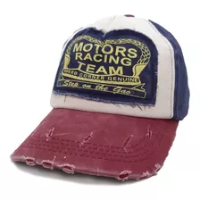 Gorra Mujer Hombre Visera Vintage Gastada Jean Motor Racing