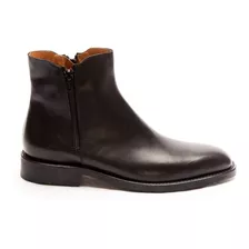 Bota Borcego Guido Hombre 100% Cuero Suela De Goma Cierres