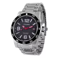 Relógio Masculino Aço Prova Dagua Esportivo Quartz Barato