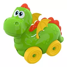 Brinquedo Educativo Dinossauro Jp Brink - Cores Variadas