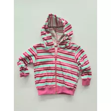 5557 Campera Plush Rayada Beba (3a18meses)