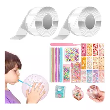 Cinta Nano Tape Adhesiva Antiestres Juguetes Para Niños 28pz