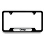 Porta Placa Negro Logo Jeep Wagoneer Jeep 75/22