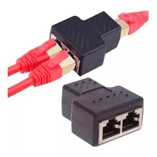 Emenda Rj45 Fêmea X 2 Fêmeas - Cabo De Rede 8 Vias