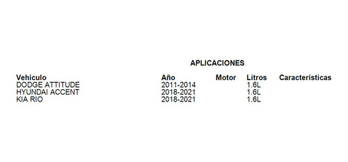 Junta Multiple De Escape Hyundai Accent 2018-2021 1.6l Foto 3