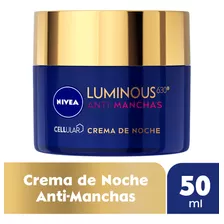 Antimanchas Crema De Noche Reparadora Nivea Luminous630 Para Todo Tipo De Piel De 50ml 18+ Años