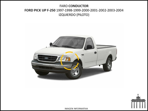 Faro Ford 1997-2004 F250 Piloto Ctt Foto 3