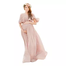 Vestido Mujeres Embarazadas Maternidad Fotografía Props Shor