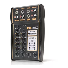 Mesa De Som Expert Mx-1 4 Canais Limiter Clip Banda