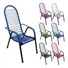 Cadeira De Varanda Cadeira De Área Cadeira De Fio Colorido