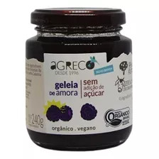 Kit 2x: Geleia Amora Orgânica Sem Adição Açúcar Agreco 240g