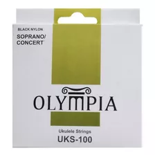 Encordado Ukelele Soprano / Concierto Olympia Uks100 Black