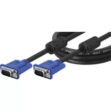 Cabo Vga Para Monitor Com Filtro Contra Interferência 3 Mt