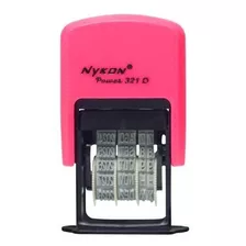 Carimbo Datador Automatico Nykon 321d - Rosa - 4x22mm