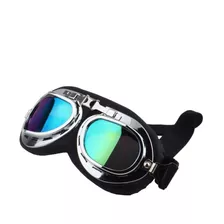 Gafas Tipo Scooter Anti-uv Prueba De Viento Retro Moto Bici