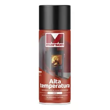 Pintura Spray Alta Temperatura Negro 350ml Marson