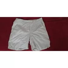 Short Con 4 Bolsillos Color Crema Marca Gross T 38